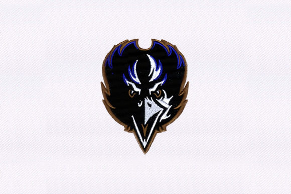 An Embroidery Designer's Review of the Black Raven Bird Face