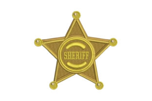 An Embroidery Seller's Look at the Sheriff Badge Design