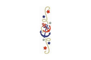 Anchors Border: A Nautical Charm for Personalized Handmade Gifts