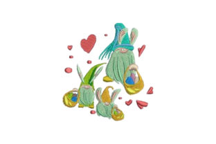 Easter Gnomes: A Seasonal Embroidery Standout