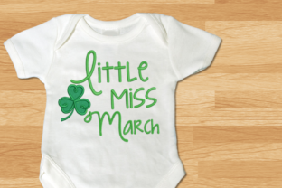 Evaluating Little Miss March Clover Applique for Business Merchandise