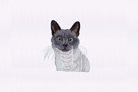 Evaluating the Balinese Cat Embroidery Design for Your Shop