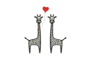 Lover Giraffes: A Valentine Embroidery Designer's Review