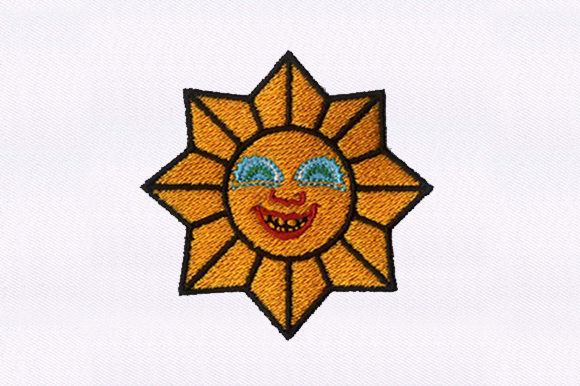 My Honest Seller Review of the Smiling Sun Embroidery Design