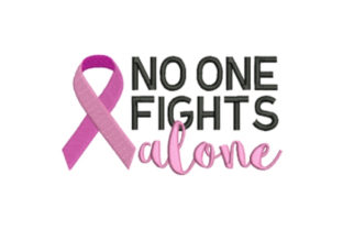 No One Fights Alone: An Embroidered Statement for Boutique Apparel