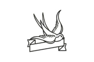 Swallow Tattoo: A Vintage Embroidery Design Review