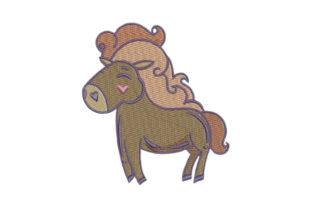 The Horse Cartoon Embroidery Design: A Seller's First Look